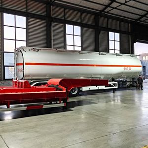 50000L Aluminum Stainless Steel Petrol Diesel Tank Semi Trailer