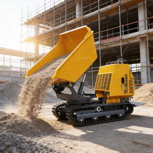 Yh-1200 Mini Track Crawler Dumper for Construction Material Transport