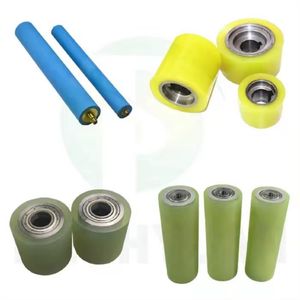 Customized Polyurethane Rubber Roller Making Urethane Rubber Wheels Supplier