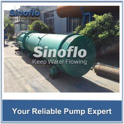 Mine Drainage Submersible Pump with high flow high lift