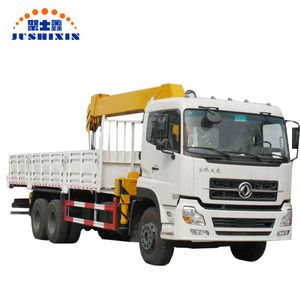 16 Tons Dongfeng Hydraulic Telescopic Boom Truck Mounted Crane Cargo Crane with Dump Function
