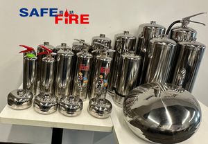 Hanging Stainless Steel Fire Extinguisher Stainless Cylinder 6L Automatic Extinguisher SUS304 Cylinder CO2 Fire Extinguisher