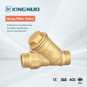 Forged Brass Filter with Copper Color FT1003 Sand Brast Finsh