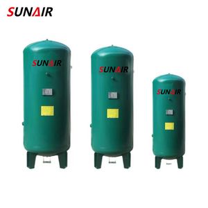16 Bar Screw Air Compressor Spare Parts Stainless Steel Air Tanks 1000L