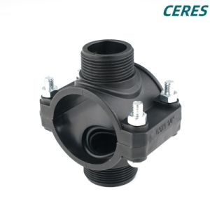 High Quality PP Compression Fitting Clamp Saddles for HDPE Pipe