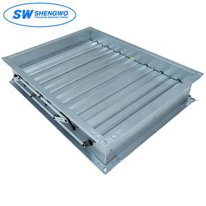 Custom Heavy Duty Sheet Metal Fabricated Galvanized Steel Ventilation Damper