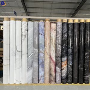 Waterproof Digital Marble Pet PVC Decorative Film Rolls for Flat WPC Lamination