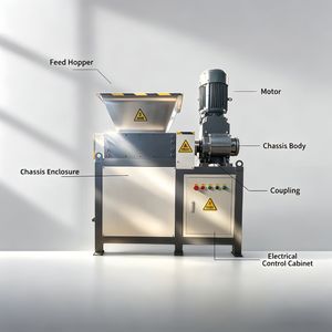 Shredding Machine Metal Crusher Plastics Shredder Mini Twin Shaft Shredder for Recycling