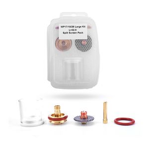 Kit Pyrex Glass Cup Gas Lens Wp17 18 26 TIG Welding Torch