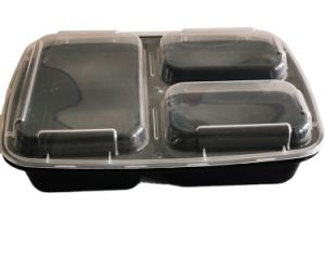 Bento Food 3 Stainless Steel Containers Container Disposable Plastic with Children Insulated Storage Lid Compartment Lunch Box
