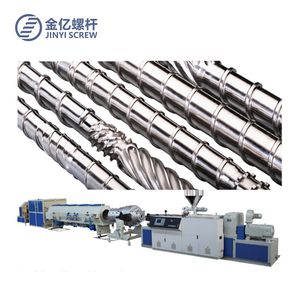 Bimetallic Screw and Barrel for Glass Fiber Filled Plastic