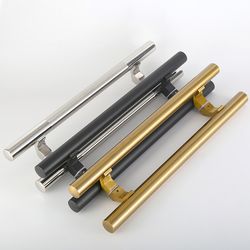 Factory Custom SUS 304 316 Door Handle Pull Push Door Handle Anti-Slide Door Handle Office/Hotel Sliding Door Handle