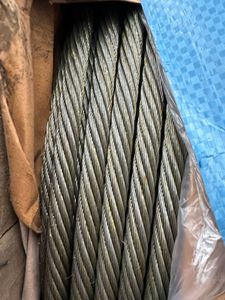 High-Quality Gi Carbon Galvanized Greased Plastic Steel Wire Ropes Rod Cables 6X19W+Iwrc