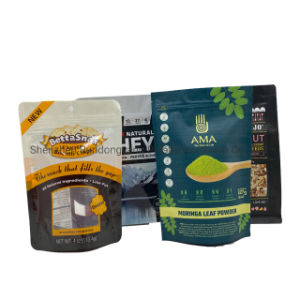 Resealable Ziplock Plastic Packaging Bag Food Snacks Dried Fruit Candy Cookie Stand up Pouch Bag