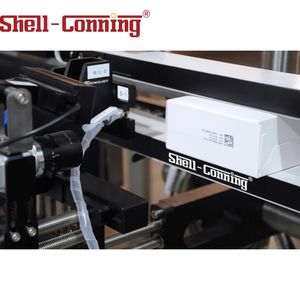 Automatic Intelligent Labeling Machine for Diagonal Sealed Cartons