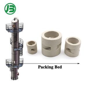 Ceramic Pall Rings for Chemical Scrubbers & Gas Treatment Towers