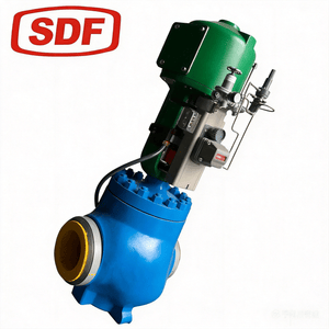 High Performance Pneumatic Control Valve with Smart Positioner and Solenoid