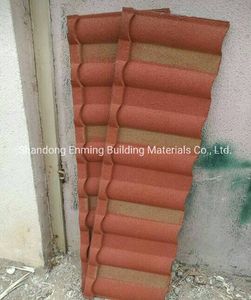 Stone Coated Roofing Milan Tile Stone Coated Metal Colored Tile Roofing Material in China