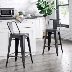 Hot Sale Best Price Quality Modern Cheap Metal Back Rest Bar Stool Chair
