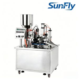 Semi-Automatic Rotary Tube Filling and Sealing Machine for Cosmetics Food Laminated PP/PE Tubes Odd-Shaped Caps