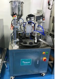 Semi Automatic Plastic Tube Filling and Sealing Machine for Cosmetic Cream Lotion Liquid Product