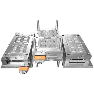 Home Appliance Switch Socket Plastic Housing Case Cover Injection High Volume Production Multiple Cavities Stack Mold and Molding