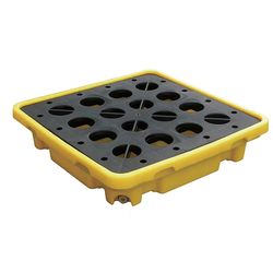 Durable Plastic Spill Containment Pallet for Safe Storage
