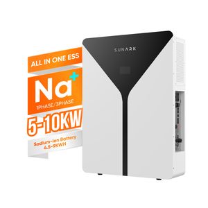 Sunark Sodium Ion Battery 4.5kwh 45V 1 Phase Inverter All in One Home Energy Storage System