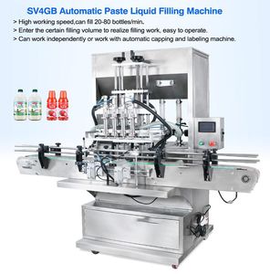 Intelligent Control Liquid Filling Machine for Bottled Juice, Popsicle and Milk