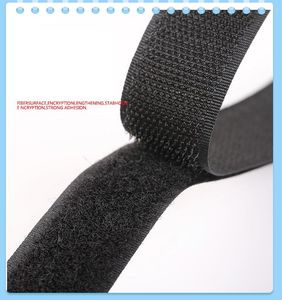Grade ABC Polyester Nylon Hook and Loop Tape Fastener Roll Adhesive Sticky Back to Back, Hook & Loop for Textiles