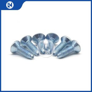 Hengling Factory Direct Sales OEM Custom Self-Tapping Tooth Lock Screws 304 316L Stainless Pan Head Triangle Thread Screw