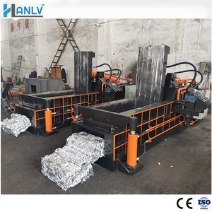 Automatic Iron Steel Copper Aluminum Metal Scrap Hydraulic Horizontal Baler