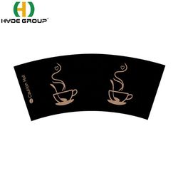 Coated Raw Paper Bottom Paper Paper Cup Fan Custom Disposable Paper Cup Fan