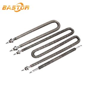 220V Electric Stainless Steel W U Shape Air Tubular Finned Heater