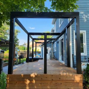 Durable Corrosion Resistant Aluminum Gazebo for Balcony, Rooftop & Outdoor Lounge