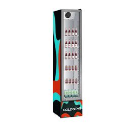 Commercial Fridge Slim Cooler Beverage Bottle Display Refrigerator