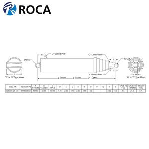 Mast Raising Hydraulic Cylinder SD83cc-24-131 (3773033043) for Drill Rigs