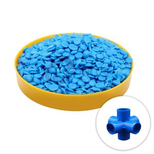 White Blue Grey Color Rigid PVC Granules Compound Pellets for UPVC Pipe Fittings