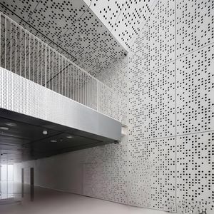 Customized Aluminum Veneer Aluminum Curtain Wall with Imitation Wood Grain Design