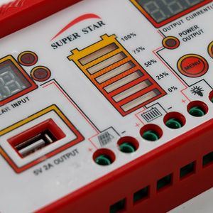 Advanced 2025 Power PWM Solar Charge Controller for 12V/24V Systems