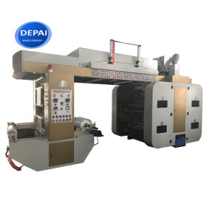 4 Color Plastic Film PE PP BOPP Film Flexographic Printing Machine for Plastic Bag