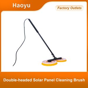 3.5m Double-Headed Solar Panel Cleaning Brush Dual Power Supply Photovoltaic Brush