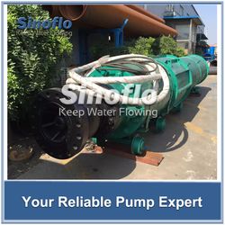high Flow High Lift Submersible Sewage Dewatering Pumps for Mine