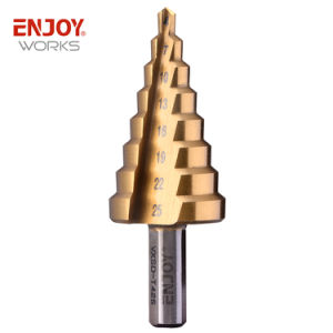 HSS M2 Step Drill Bits Step Cone Cutting Tools Steel Woodworking Wood Metal Drill