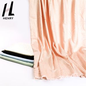 Custom Linen Cotton Solid Color Jacquard Fabric for Clothing