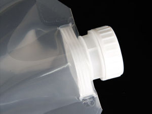 Transparent or Custom Printed Doypack Snacks Packing Sauce Milk Yogurt Food Packaging Stand up Spout Pouch Bag with Spout Plastic Pouch