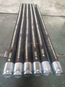 Heavy Duty4-Layer Steel Reinforced Concrete Delivery Hose 85bar Rated, with Custom Cutting Service