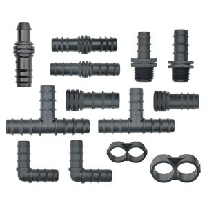 Barbed Tee Fitting 16 mm/20 mm Drip Tube Connectors Drip Pipe Fittings