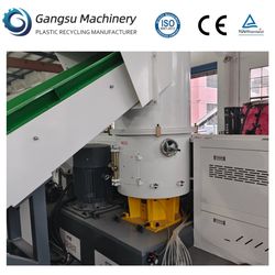 Economic PP/PE Fim ABS/PS/PC Flakes Squeezing Pelletizer Water Ring/Strand Cutting