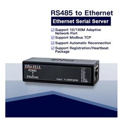 Hf Ee11A Mini RS485 Serial Server to Ethernet Modbustcp Serial to Ethernet RJ45 Converter with Embedded Web Serial Server DTU